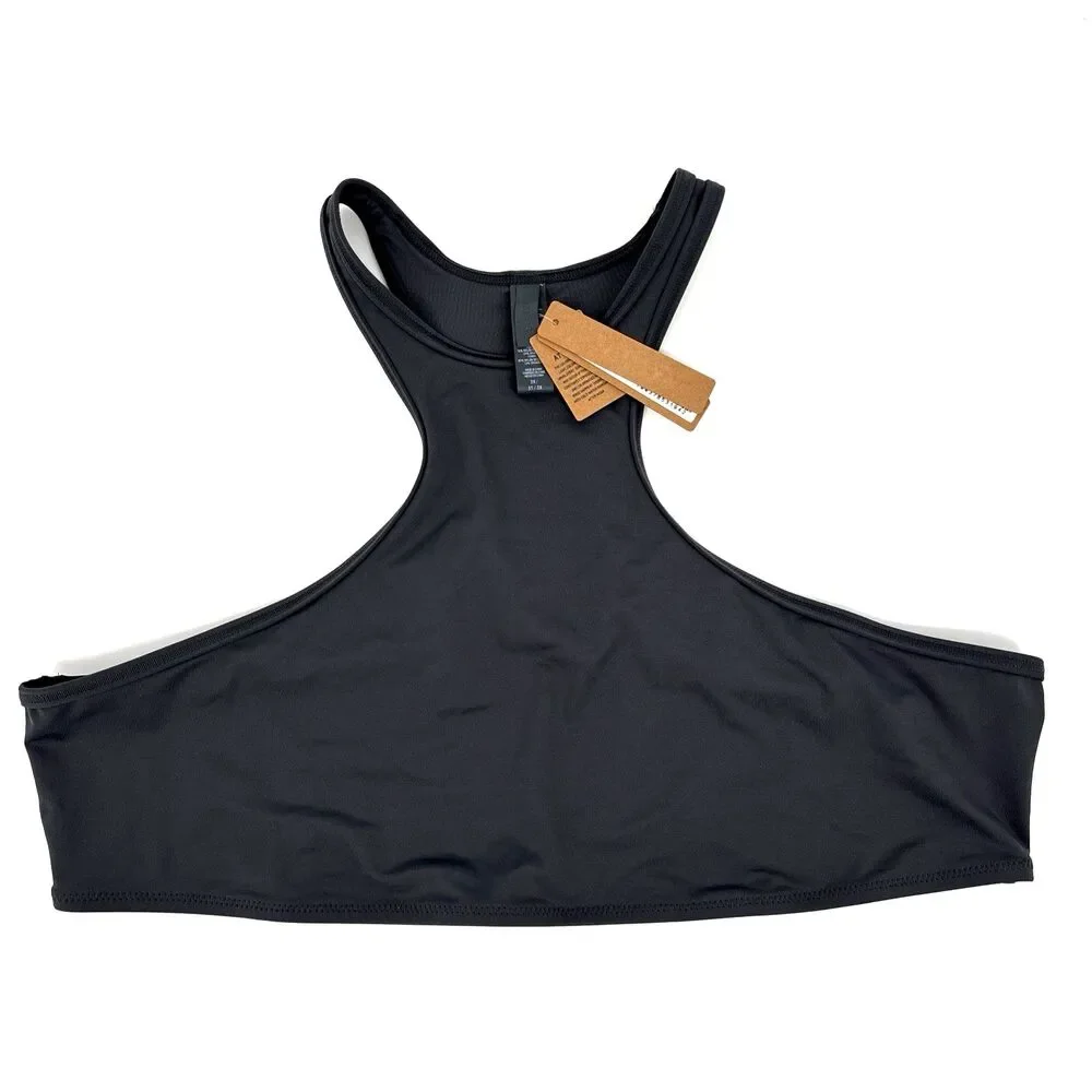 SKIMS Swim High Neck Racerback Top Gunmetal BT-HNK-2786 Size 3X NWT